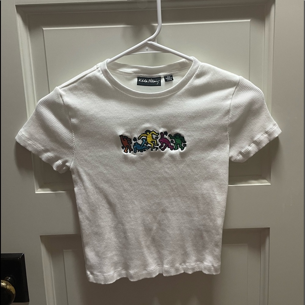 Graphic crop top